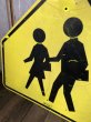 画像3: Vintage Road Sign CROSS WALK (T638) (3)