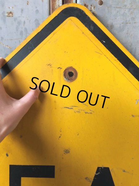 画像2: Vintage Road Sign DEAD END (T620) (2)