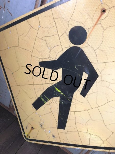 画像3: Vintage Road Sign CROSS WALK (T636) (3)