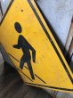 画像5: Vintage Road Sign CROSS WALK (T635) (5)