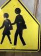 画像4: Vintage Road Sign CROSS WALK (T638) (4)