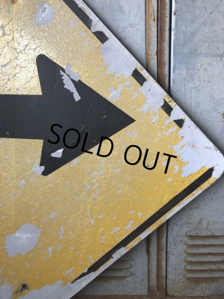 画像3: Vintage Road Sign ↱ (T633) (3)