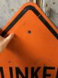 画像2: Vintage Road Sign SUNKEN GRADE (T628) (2)