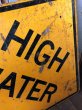 画像7: Vintage Road Sign HIGH WATER (T623) (7)