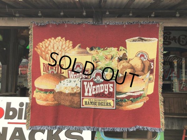 画像10: Vintage Big Size Wendy's Tapestry Limited Edition Advertising (T653) (10)