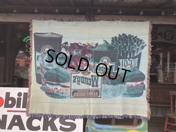 画像11: Vintage Big Size Wendy's Tapestry Limited Edition Advertising (T653) (11)