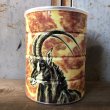 画像2: Vintage Safari Coffee Animal Tin Can African Lion (T659) (2)