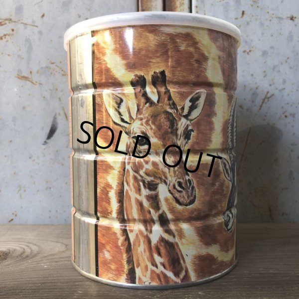 画像3: Vintage Safari Coffee Animal Tin Can African Lion (T658) (3)