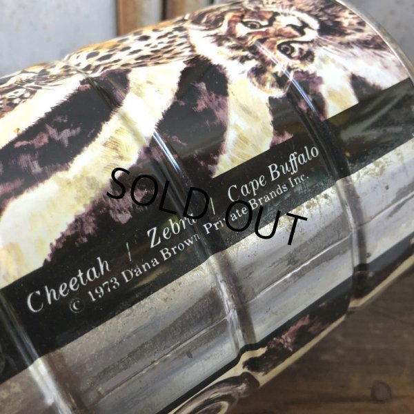 画像4: Vintage Safari Coffee Animal Tin Can Cape Buffalo (T656) (4)