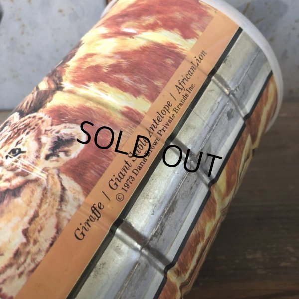 画像4: Vintage Safari Coffee Animal Tin Can African Lion (T658) (4)