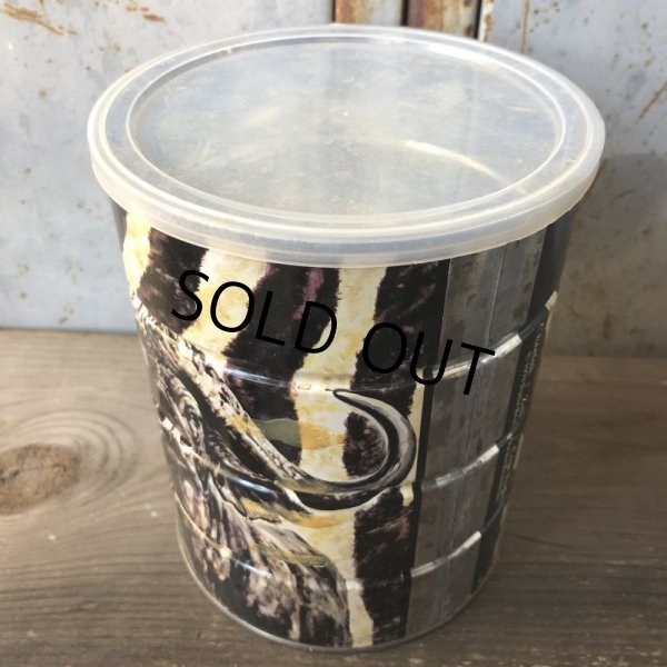 画像6: Vintage Safari Coffee Animal Tin Can Cape Buffalo (T657) (6)