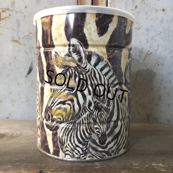 画像2: Vintage Safari Coffee Animal Tin Can Cape Buffalo (T655) (2)
