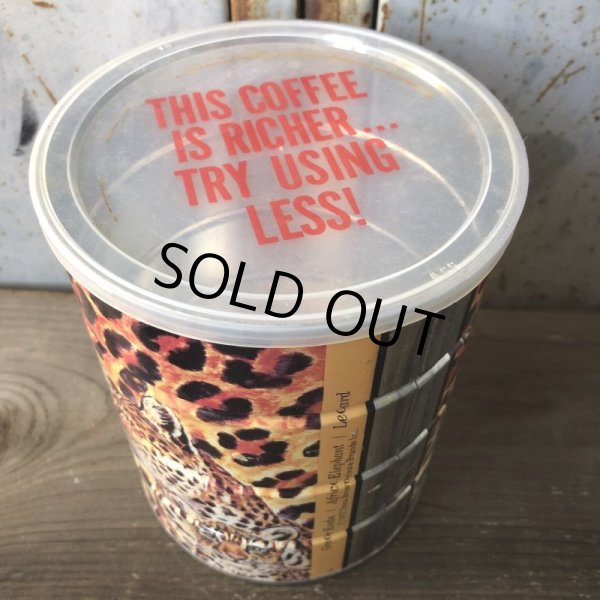 画像4: Vintage Safari Coffee Animal Tin Can African Elephant (T660) (4)