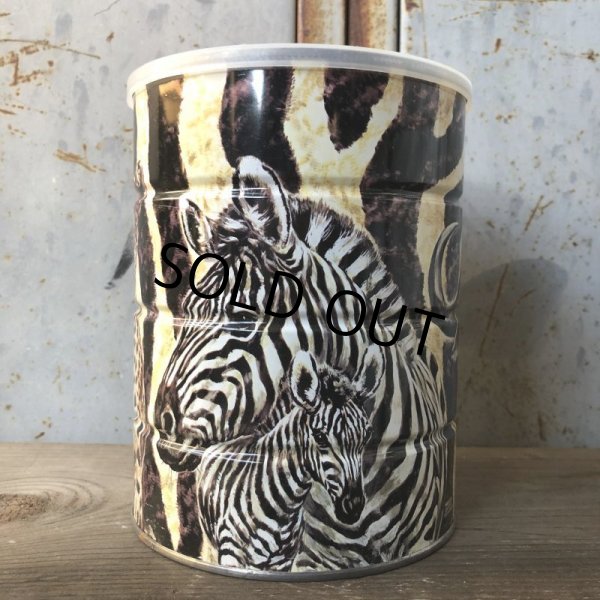 画像3: Vintage Safari Coffee Animal Tin Can Cape Buffalo (T657) (3)
