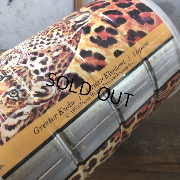 画像6: Vintage Safari Coffee Animal Tin Can African Elephant (T660) (6)