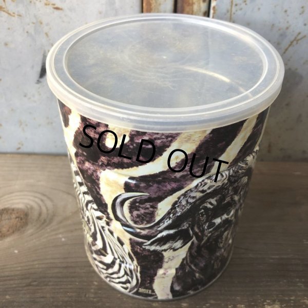 画像5: Vintage Safari Coffee Animal Tin Can Cape Buffalo (T656) (5)