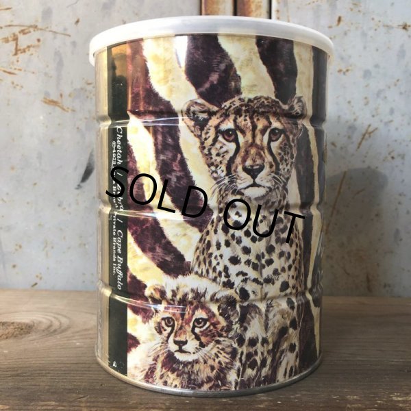 画像3: Vintage Safari Coffee Animal Tin Can Cape Buffalo (T655) (3)