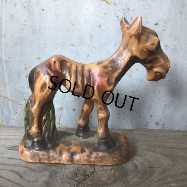 画像4: Vintage Laughing Donkey Ceramic Statue (T663) (4)
