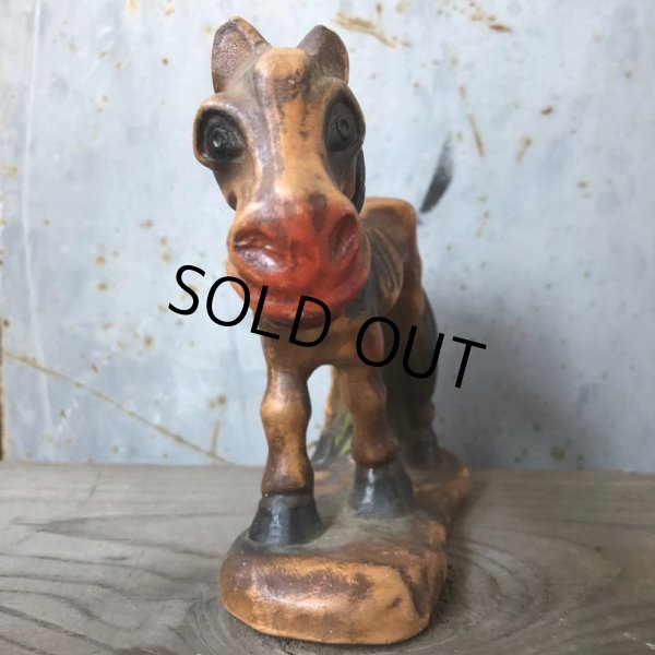 画像6: Vintage Laughing Donkey Ceramic Statue (T663) (6)