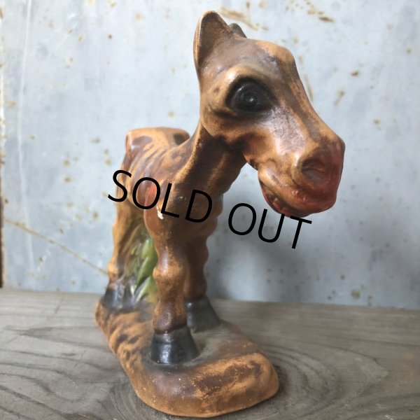 画像5: Vintage Laughing Donkey Ceramic Statue (T663) (5)