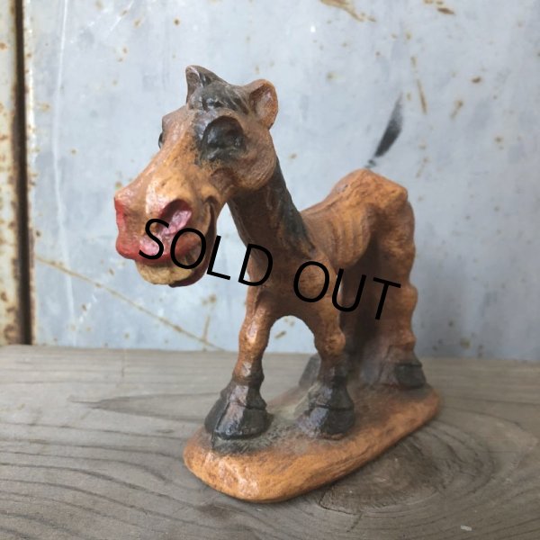 画像1: Vintage Laughing Donkey Figurine Statue (T662) (1)