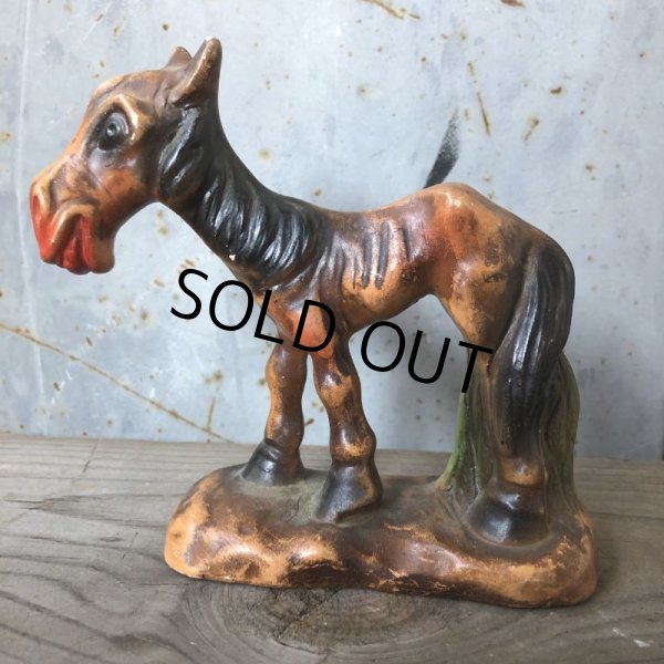 画像2: Vintage Laughing Donkey Ceramic Statue (T663) (2)