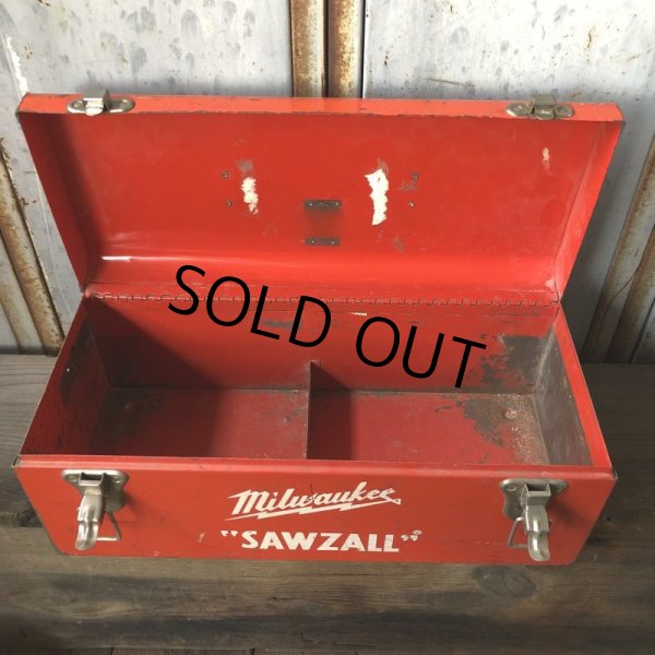 画像2: Vintage Tool Box Milwaukee Sawzall (T667)  (2)