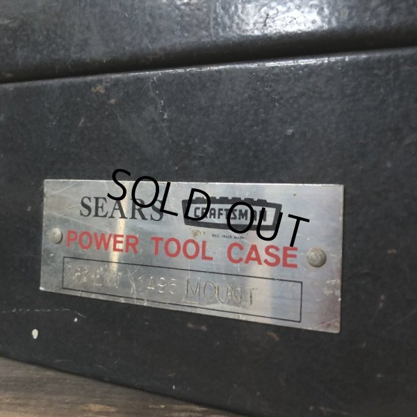 画像7: Vintage Tool Box Sears Craftman Power Tool Case (T665)  (7)