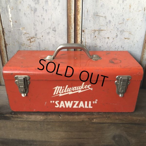 画像1: Vintage Tool Box Milwaukee Sawzall (T667)  (1)