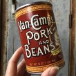 画像1: Vintage Van Camp's Pork and Beans Can (T681) (1)