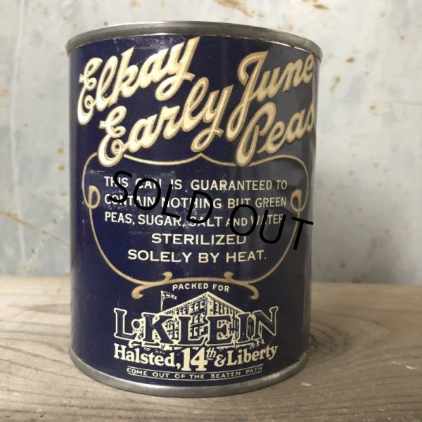画像5: Vintage Elkay Early June Peas Can (T680) (5)