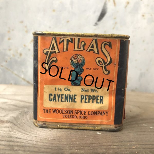 画像2: Vintage Atlas Cayenne Pepper Can (T678) (2)