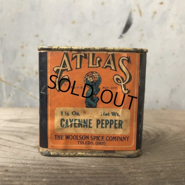 画像4: Vintage Atlas Cayenne Pepper Can (T678) (4)
