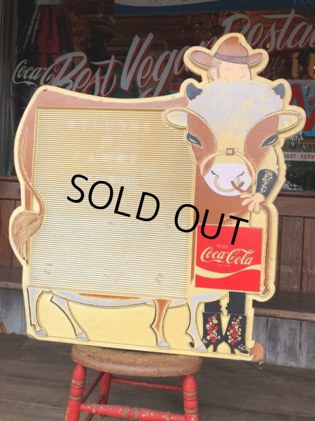 画像1: Vintage Coca Cola Menu Board (T685) (1)