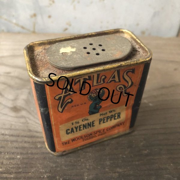画像6: Vintage Atlas Cayenne Pepper Can (T678) (6)