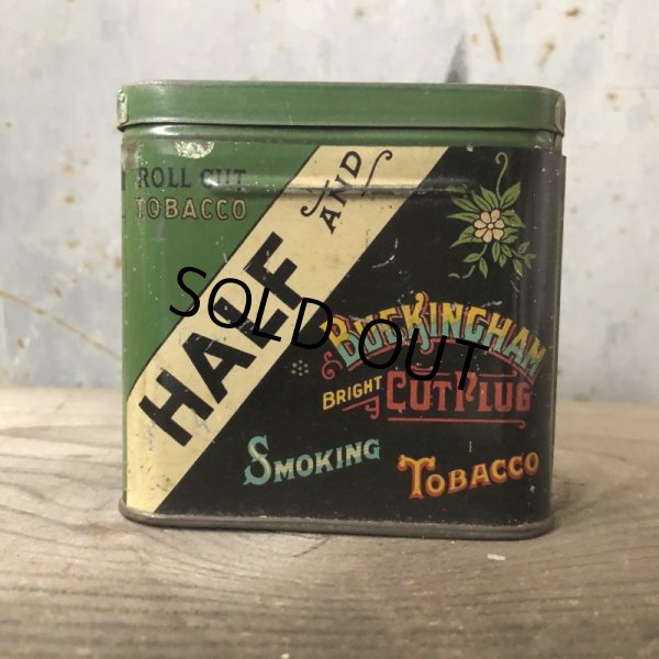 画像2: Vintage Half and Half Tobacco Can  (T674) (2)
