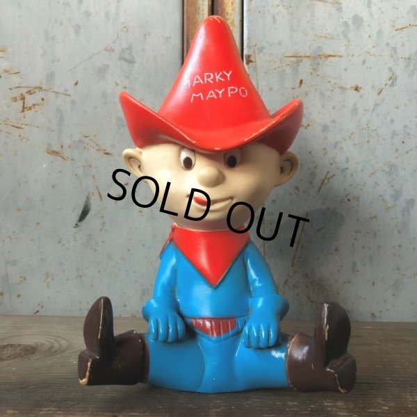 画像2: 60s Vintage Oat Cereal Marky Maypo Vinyl Doll Blue Glove (T686) (2)