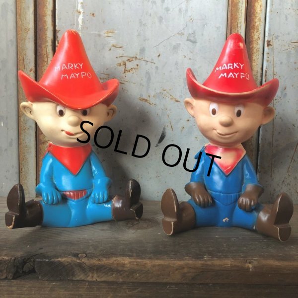 画像12: 60s Vintage Oat Cereal Marky Maypo Vinyl Doll Blue Glove (T686) (12)