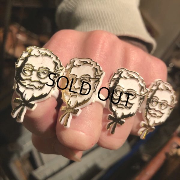 画像3: 70s Vintage KFC Plastic Ring Free Size (T689) (3)