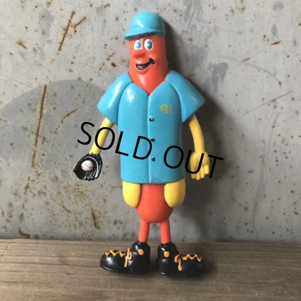 画像2: 1994 Vintage Nathan's Hot Dog Franksters Bendable Figure (T695) (2)