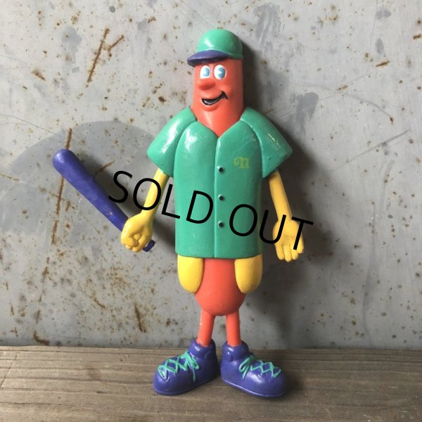 画像2: 1994 Vintage Nathan's Hot Dog Franksters Bendable Figure (T693) (2)