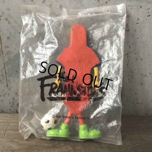 画像2: 1996 Vintage Nathan's Hot Dog Franksters Bendable Figure (T705) (2)