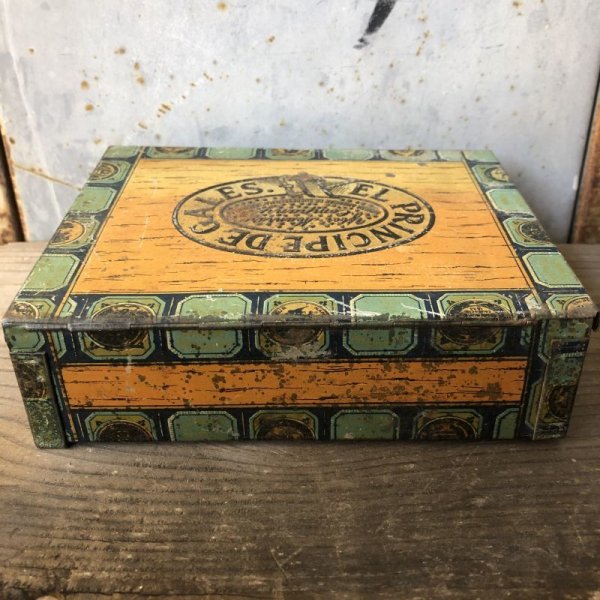 画像7: Vintage Cigar Tobacco Can El Principe de Gales (T714) (7)