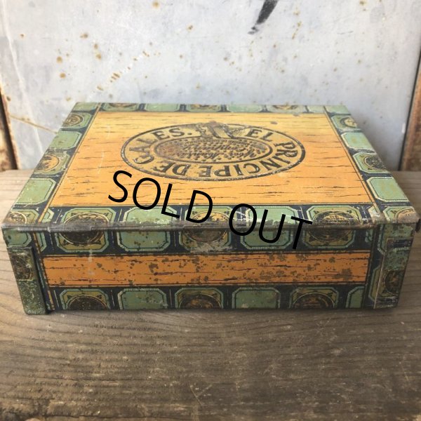 画像7: Vintage Cigar Tobacco Can El Principe de Gales (T714) (7)