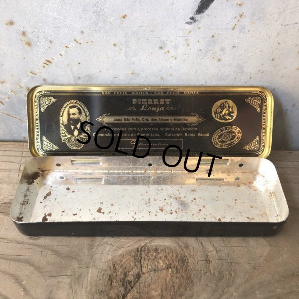 画像3: Vintage Cigar Tobacco Can Dannemann Brasil Pierrot Lonja (T713) (3)