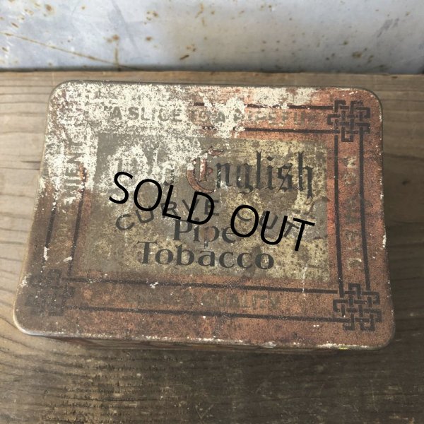 画像9: Vintage Cigar Tobacco Can Old English (T715) (9)