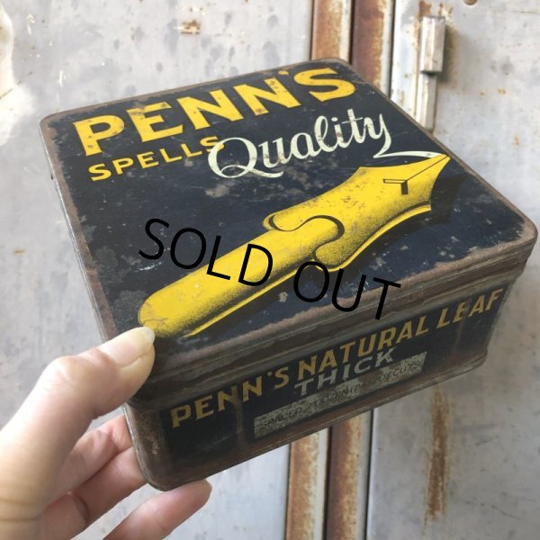 画像1: Vintage Cigar Tobacco Can Penn's (T721) (1)
