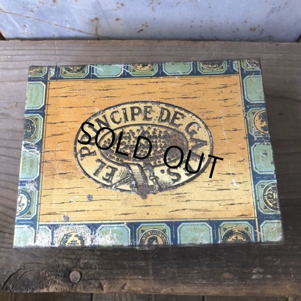 画像2: Vintage Cigar Tobacco Can El Principe de Gales (T714) (2)