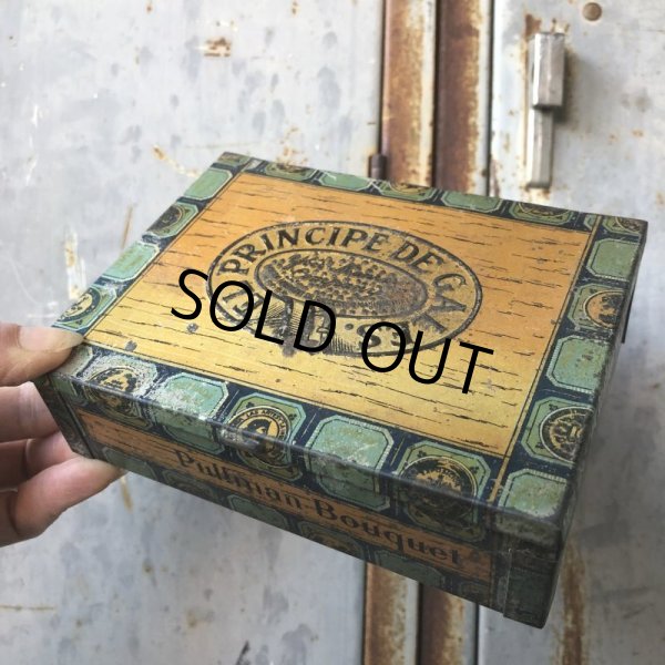 画像1: Vintage Cigar Tobacco Can El Principe de Gales (T714) (1)