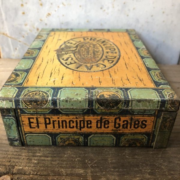 画像8: Vintage Cigar Tobacco Can El Principe de Gales (T714) (8)